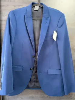 Eleganter Herrensakko Blau Slim Fit | Größe 46