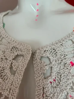 Eleganter Häkelmantel von Monari