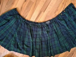 EMP Kilt Schottenrock blau grün
