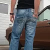 Emporio Armani Jeans mit Backprint-Y2K-Pasha Style
