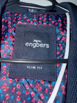 Engbers Slim Fit Sakko dunkelblau