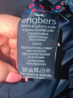 Engbers Slim Fit Sakko dunkelblau