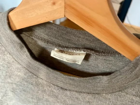 Engel Herren Schlafanzugoberteil aus 100% Woll-Frottee