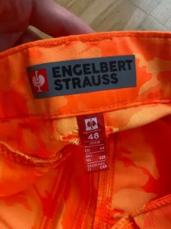 Engelbert Strauss Arbeitshose kurz neon Camouflage