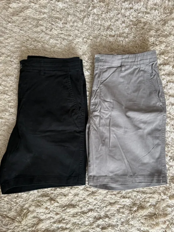 2er Set Chino-Shorts aus Baumwolle