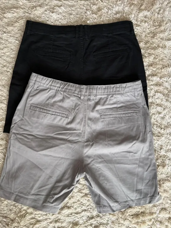 2er Set Chino-Shorts aus Baumwolle
