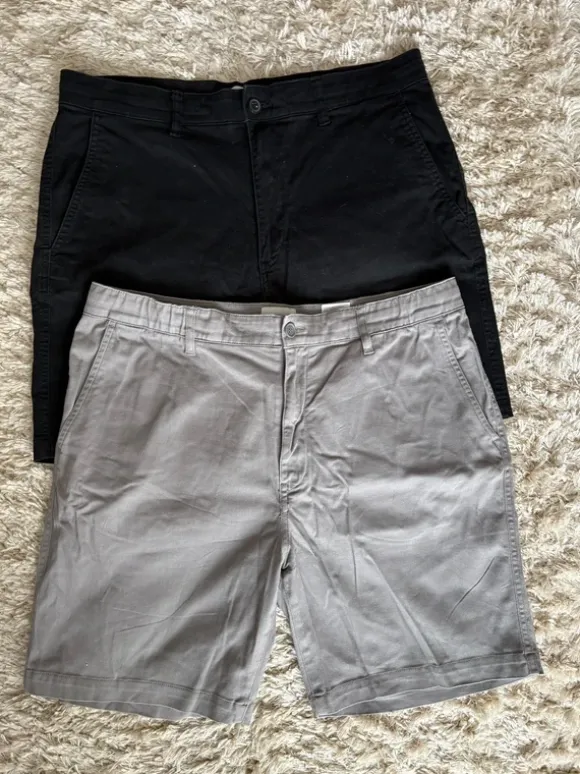 2er Set Chino-Shorts aus Baumwolle
