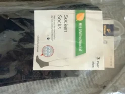 3er-Pack Tchibo Herren Socken – Schwarz – Gr. 44-46 – NEU & OVP
