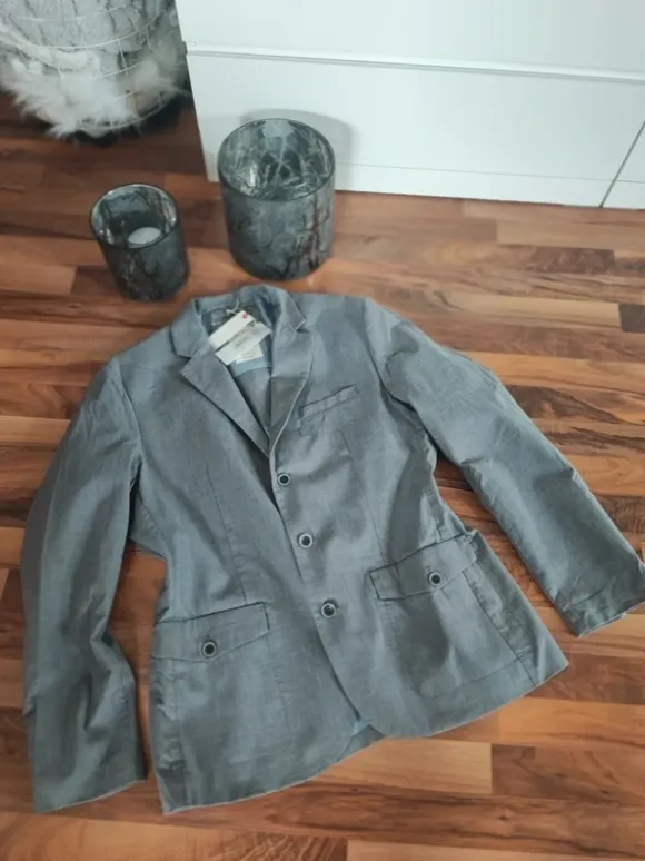 Esprit Herren Blazer grau Langarm Grösse XL