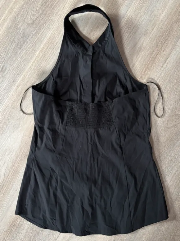Esprit Neckholder Bluse schwarz