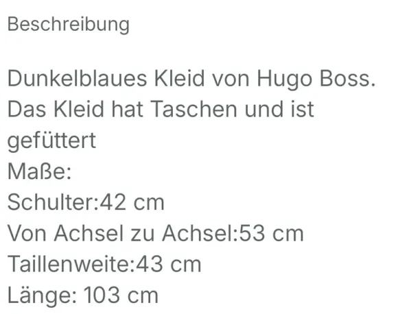 Etuikleid Boss! Gr. 42!