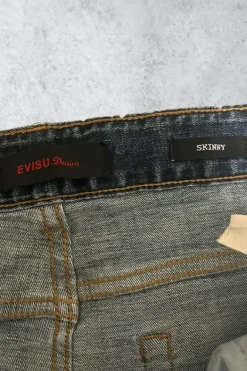 Evisu Jeans W34 Vintage Denim Seagull Logo