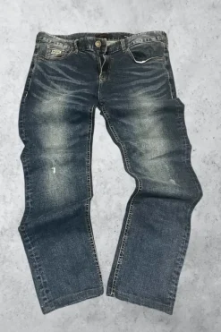 Evisu Jeans W34 Vintage Denim Seagull Logo