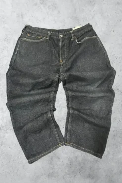 Evisu Jorts W32 Vintage Denim Jorts Daicock Big Logo Rare