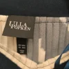 Faltenrock, Ulla Popken, blau, beige, 50/52
