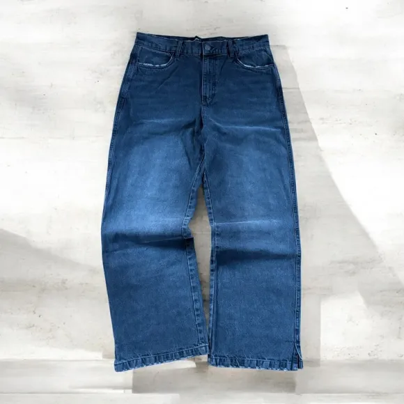 Favela Embroidery Jeans W34 Black Washed