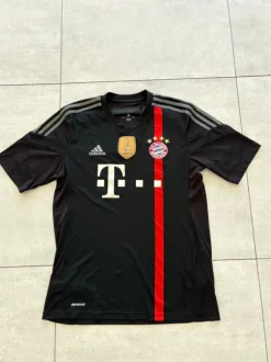 FC Bayern München Trikot 2014/15 M – Adidas Away Schwarz | FIFA Badge 🔥