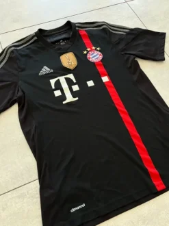 FC Bayern München Trikot 2014/15 M – Adidas Away Schwarz | FIFA Badge 🔥