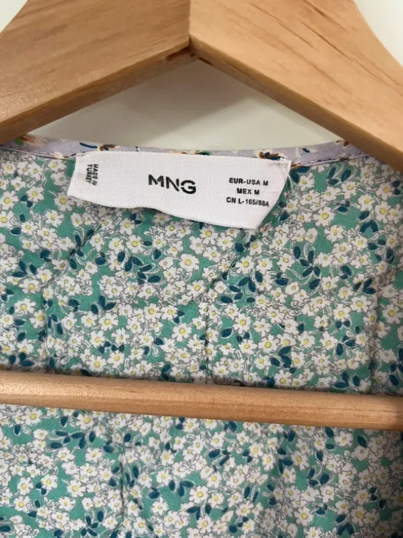 Florale Weste mit Blumenmuster pastell flieder