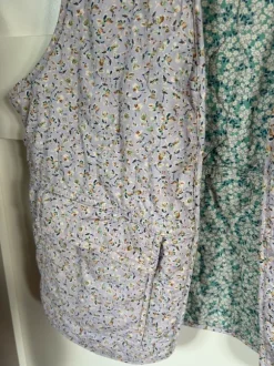Florale Weste mit Blumenmuster pastell flieder