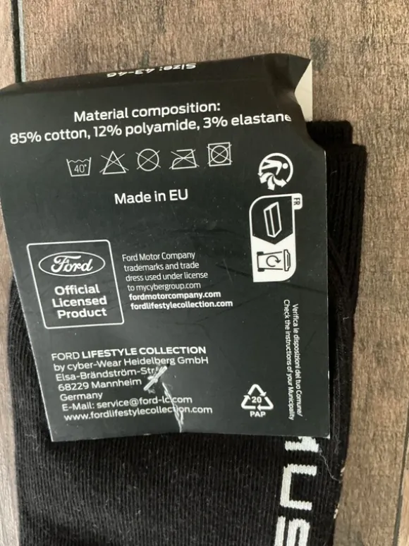Ford Mustang Socken Gr. 43/46
