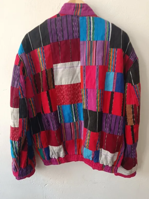 Funky Vintage Bomber Jacke