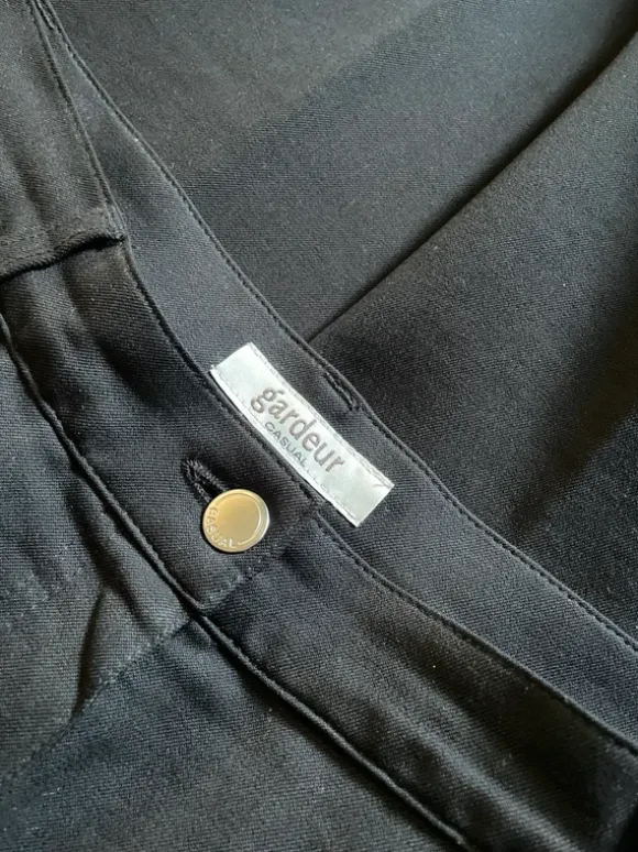 Gardeur Stoffhose schwarz elegant Business Hose Gr. 40L