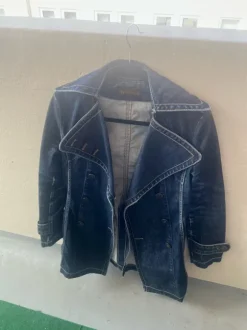 Geile y2K jeansjacke jeansmantel vintage tailliert 36/ 38 M dark Blue