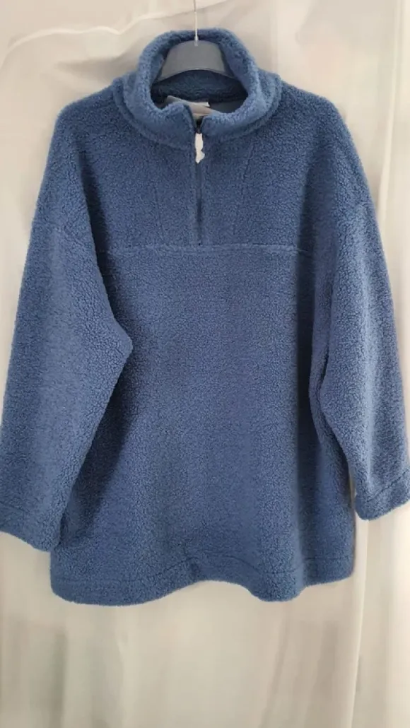 Generous Size Teddy Fleece Stand-Up collar/Zip 50-52/L (4141)