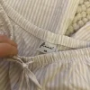 Gestreifte Baumwollhose