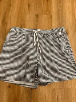 Gestreifte Herren Freizeit-Shorts