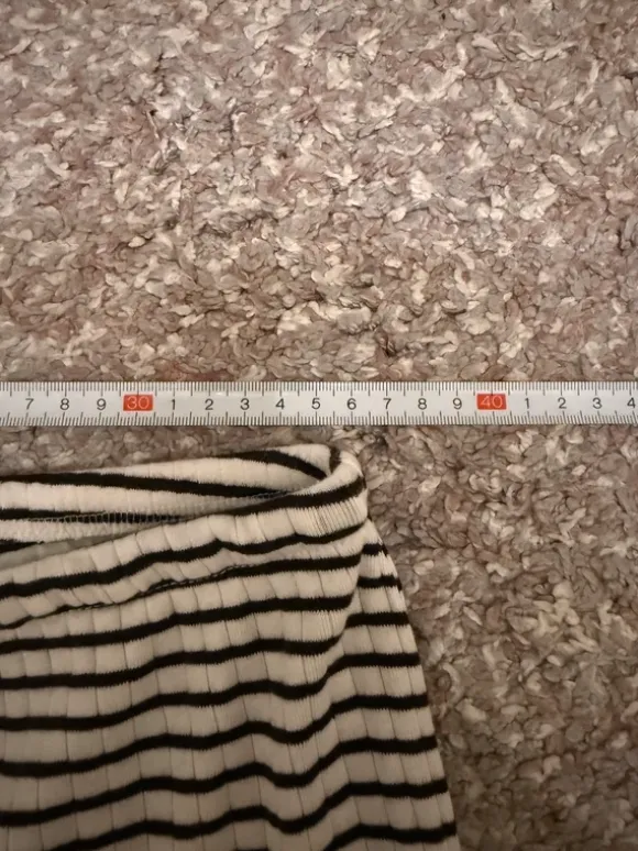 Gestreifte HM Stoffhose