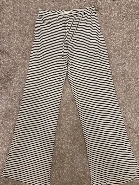 Gestreifte HM Stoffhose