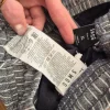 Gestreifte Leinenhose