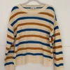 Gestreifter Pullover Gr. M