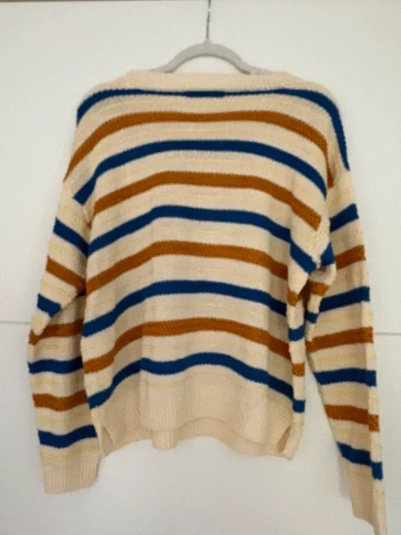 Gestreifter Pullover Gr. M