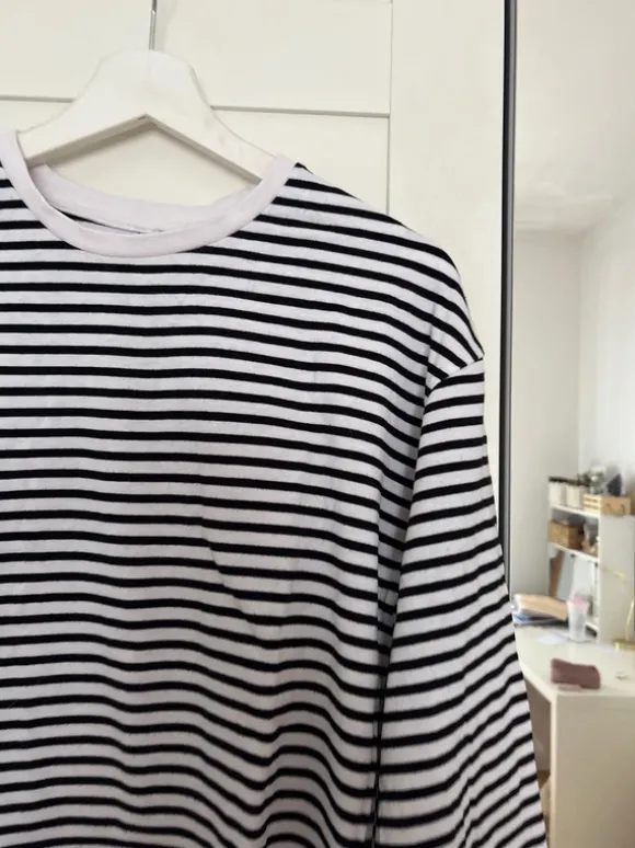 Gestreiftes Langarmshirt
