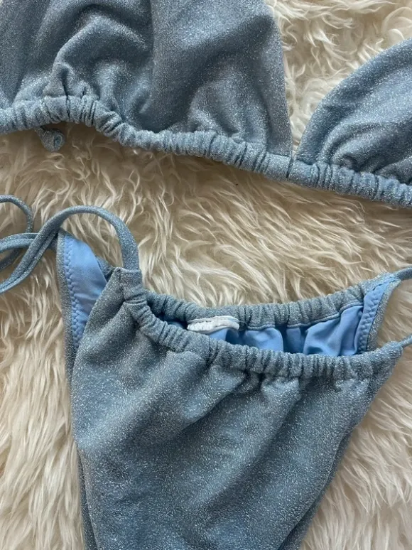 Glitzer Triangel Bikini H&M Gr. 42