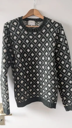 Grüner gemusteter Pullover von Topman