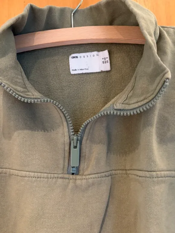 Grüner oversize Pullover • asos • XS