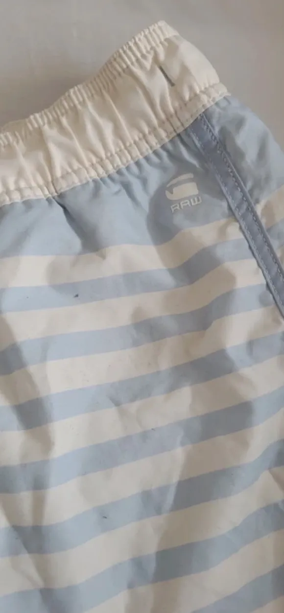 G-Star Badehose, blau, weiss, Größe M