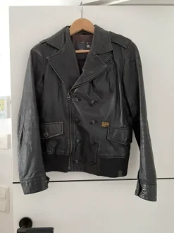 G-Star Lederjacke Gr. S Vintage