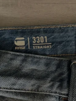 G-Star RAW 3301 Straight Jeansshorts