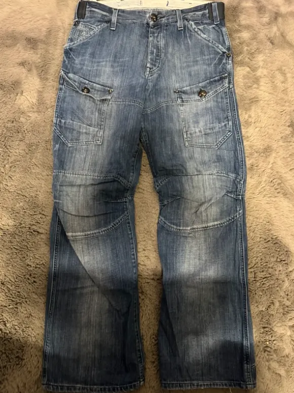 G-Star Raw Baggy Fit Jeans Blau W34