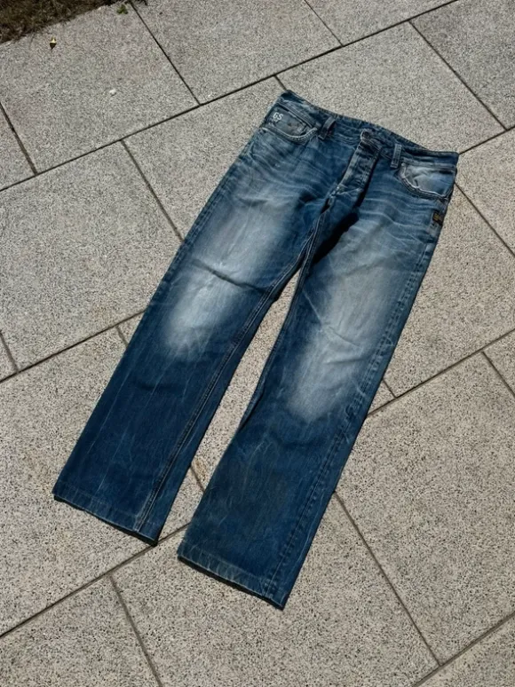G-Star Raw Straight Fit Denim Jeans 2000s W34 L29| Y2K | Vintage Pasha Style