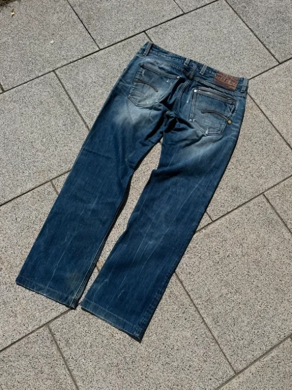G-Star Raw Straight Fit Denim Jeans 2000s W34 L29| Y2K | Vintage Pasha Style