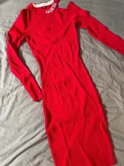 Guess Kleid, Rot, Knielang, Neuwertig, S