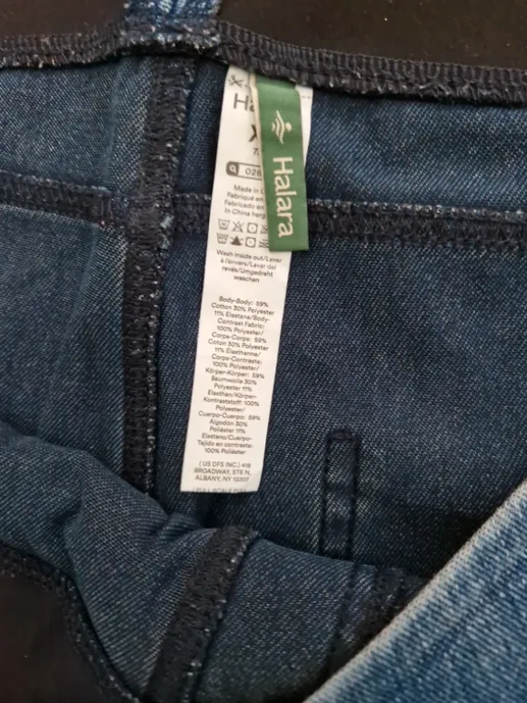 Halara Flex Jeans in Größe XL, mittelblau 7/8 Länge