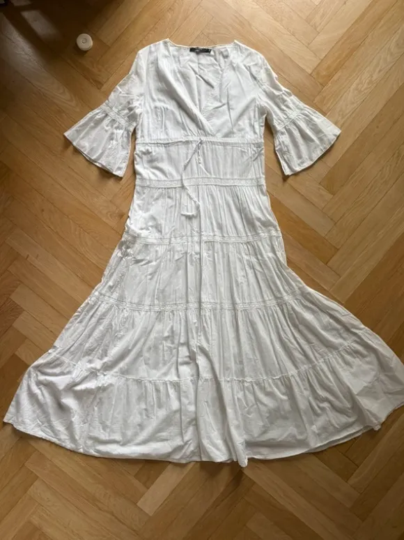 Hallhuber - Maxikleid -weiss -Gr.38