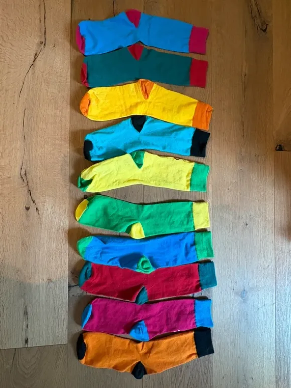 Happy Socken bunt lustig Smileys 43/44